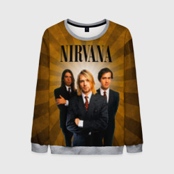 Мужской свитшот 3D Nirvana