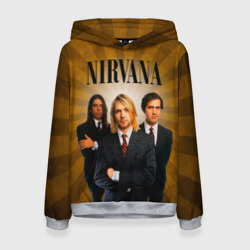 Женская толстовка 3D Nirvana