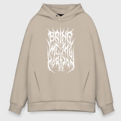 Мужское худи Oversize хлопок Bring me the horizon