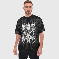 Мужская футболка oversize 3D Bring me the horizon - фото 2