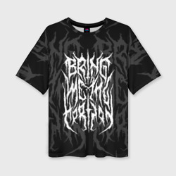 Женская футболка oversize 3D Bring me the horizon