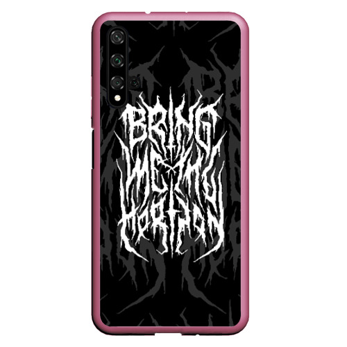 Чехол для Honor 20 Bring me the horizon, цвет малиновый