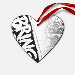 Деревянная игрушка Сердце Bring Me the Horizon