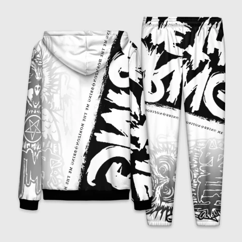 Мужской 3D костюм с принтом Bring Me the Horizon, вид сзади #1