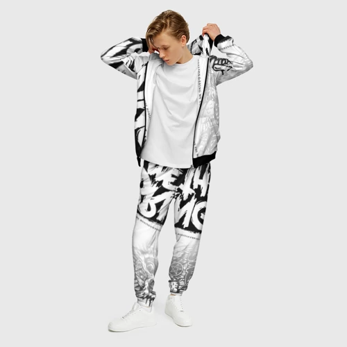 Мужской 3D костюм с принтом Bring Me the Horizon, фото на моделе #1