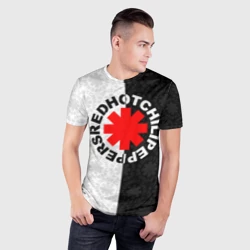 Мужская футболка 3D Slim Red Hot chili peppers - фото 2