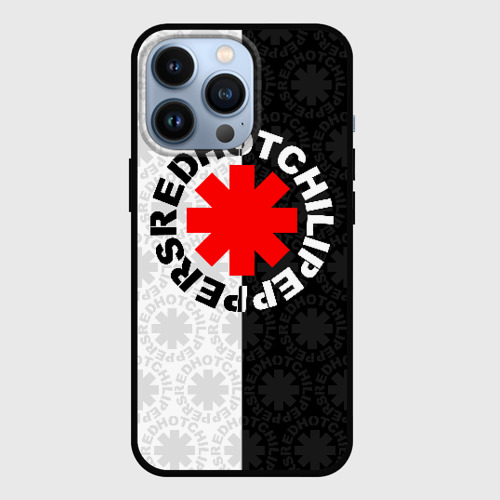 Чехол для iPhone 13 Pro Red Hot chili peppers, цвет черный