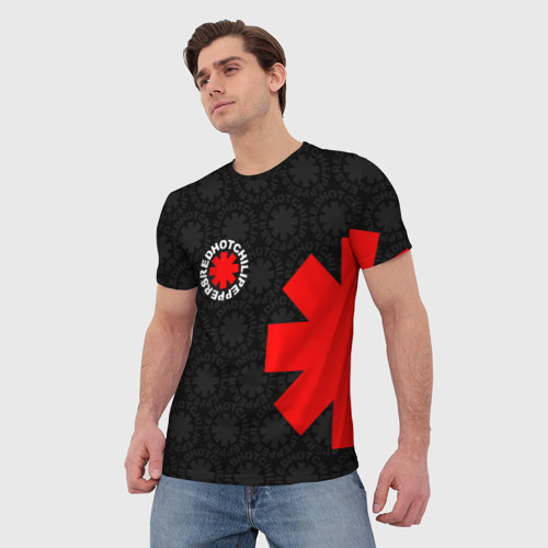 Мужская футболка 3D RED HOT CHILI PEPPERS, цвет 3D печать - фото 3