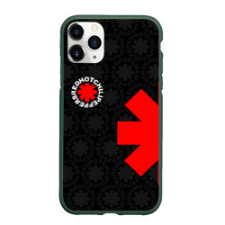 Чехол для iPhone 11 Pro матовый Red Hot chili peppers