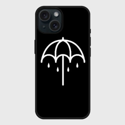 Чехол силиконовый для Apple iPhone 15 матовый Bring me the horizon