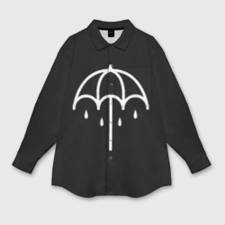 Мужская рубашка oversize 3D Bring me the horizon