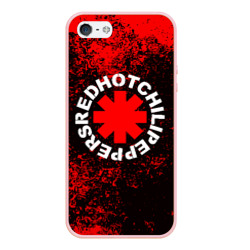 Чехол для iPhone 5/5S матовый Red Hot chili peppers RHCP