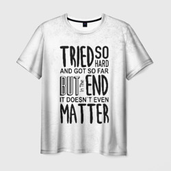 Linkin Park - The end – Мужская футболка 3D с принтом купить со скидкой в -26%