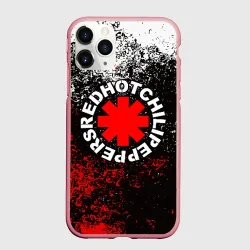 Чехол для iPhone 11 Pro матовый Red Hot chili peppers