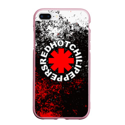 Чехол для iPhone 7Plus/8 Plus матовый Red Hot chili peppers