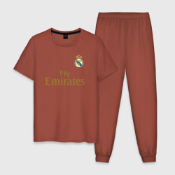 Мужская пижама хлопок Азар Форма Реал Мадрид 19-20