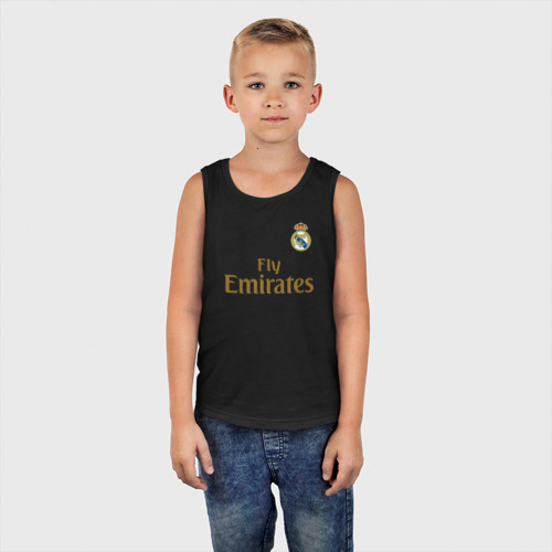 Детская майка хлопок Азар Форма Реал Мадрид 19-20, цвет черный - фото 5