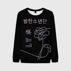 Мужской свитшот 3D BTS Love Yourself