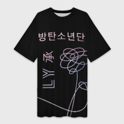 Платье-футболка 3D BTS Love Yourself