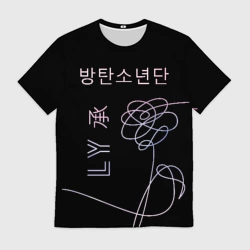 Мужская футболка 3D BTS Love Yourself