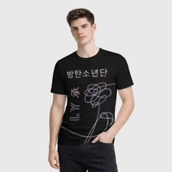 Мужская футболка 3D BTS Love Yourself - фото 2
