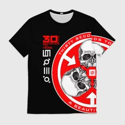 Мужская футболка 3D 30 Seconds to Mars