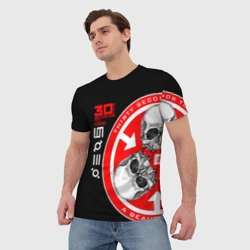 Мужская футболка 3D 30 Seconds to Mars - фото 2