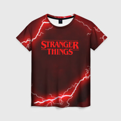 Женская футболка 3D Stranger things