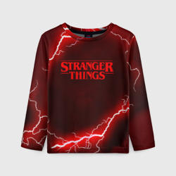 Детский лонгслив 3D Stranger things