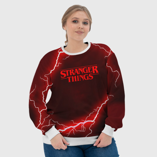 Женский свитшот 3D Stranger things, цвет 3D печать - фото 6