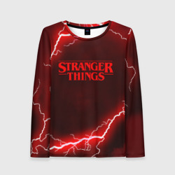 Женский лонгслив 3D Stranger things