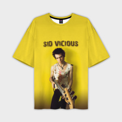 Мужская футболка oversize 3D Sid Vicious