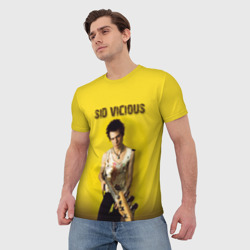 Мужская футболка 3D Sid Vicious - фото 2