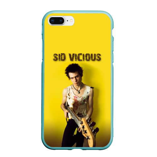 Чехол для iPhone 7Plus/8 Plus матовый с принтом Sid Vicious, вид спереди #2