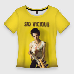 Женская футболка 3D Slim Sid Vicious