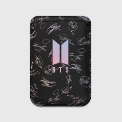 Картхолдер Magsafe магнитный BTS автографы