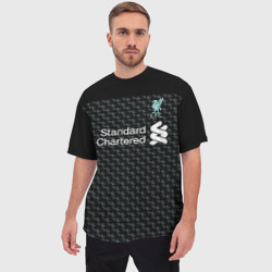 Мужская футболка oversize 3D Liverpool third 19-20 - фото 2