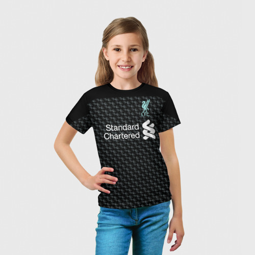 Детская футболка 3D Liverpool third 19-20, цвет 3D печать - фото 5