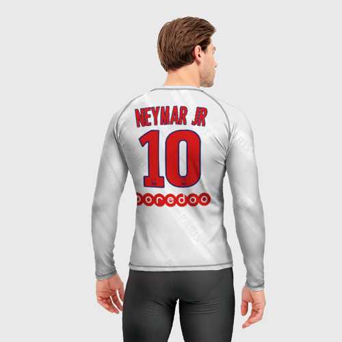 Мужской рашгард 3D Neymar away 19-20, цвет 3D печать - фото 4