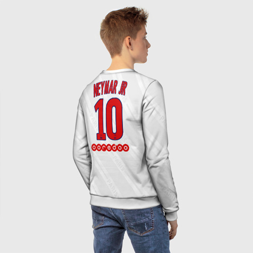 Детский свитшот 3D Neymar away 19-20, цвет 3D печать - фото 4