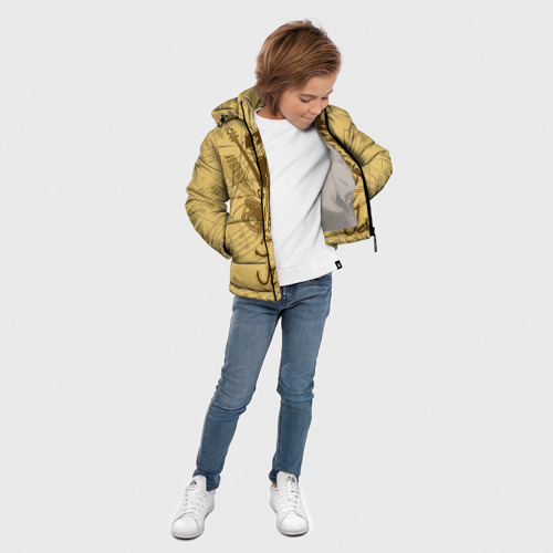 Зимняя куртка для мальчиков 3D Jazz, цвет светло-серый - фото 5