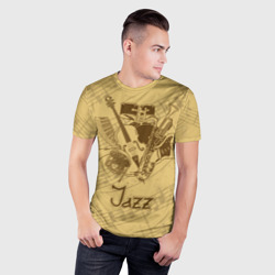 Мужская футболка 3D Slim Jazz - фото 2