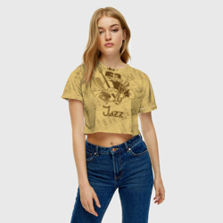 Женская футболка Crop-top 3D Jazz - фото 2