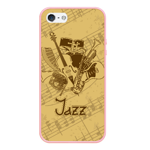 Чехол для iPhone 5/5S матовый Jazz, цвет баблгам