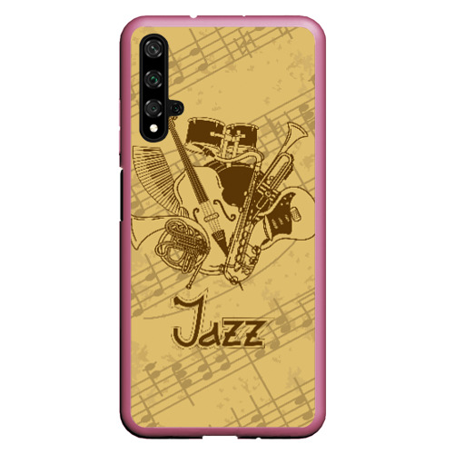 Чехол для Honor 20 Jazz, цвет малиновый