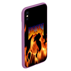 Чехол для iPhone XS Max матовый Doom - фото 2