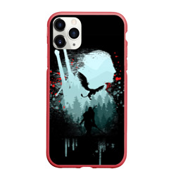 Чехол для iPhone 11 Pro Max матовый Ведьмак 3: Дикая Охота