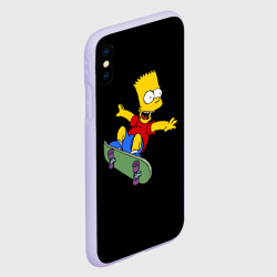 Чехол для iPhone XS Max матовый Скейт - фото 2