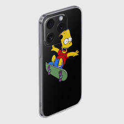 Чехол для iPhone 15 Pro силиконовый с защитой камеры Скейт - фото 2