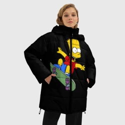 Женская зимняя куртка Oversize Скейт - фото 2